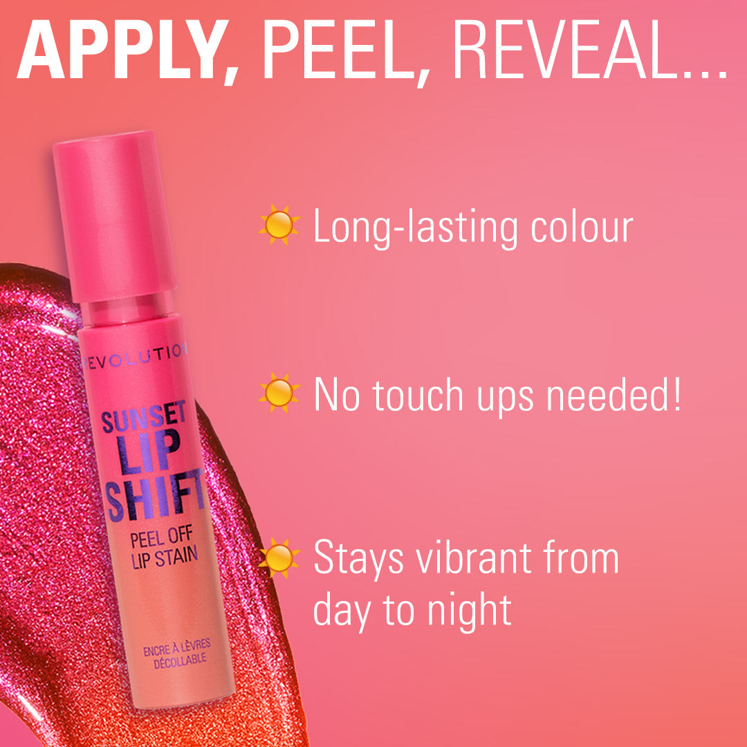 Sunset Lip Shift Peel Off Lip Stain - Flushed Pink Sunset Lip Shift Peel Off Lip Stain - Flushed Pink