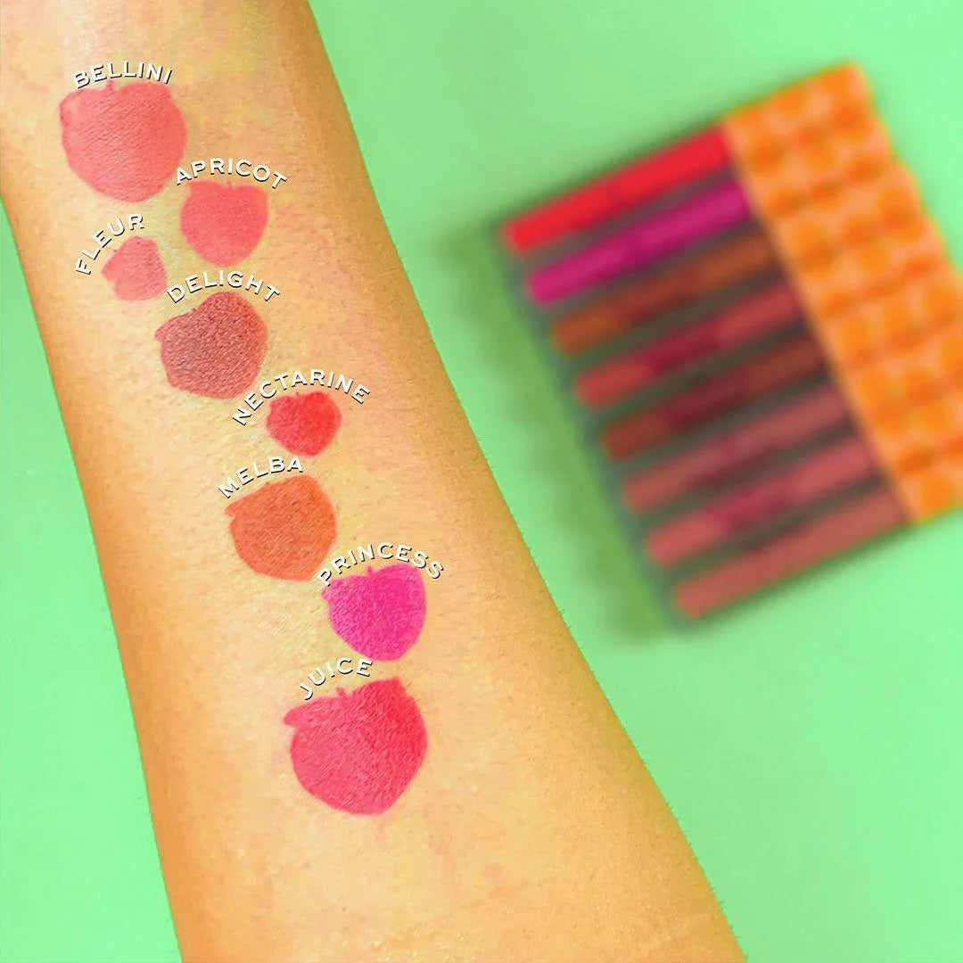 I Heart Revolution Tasty Peach Soft Peach Liquid Lipstick Melba I Heart Revolution Tasty Peach Soft Peach Liquid Lipstick Melba