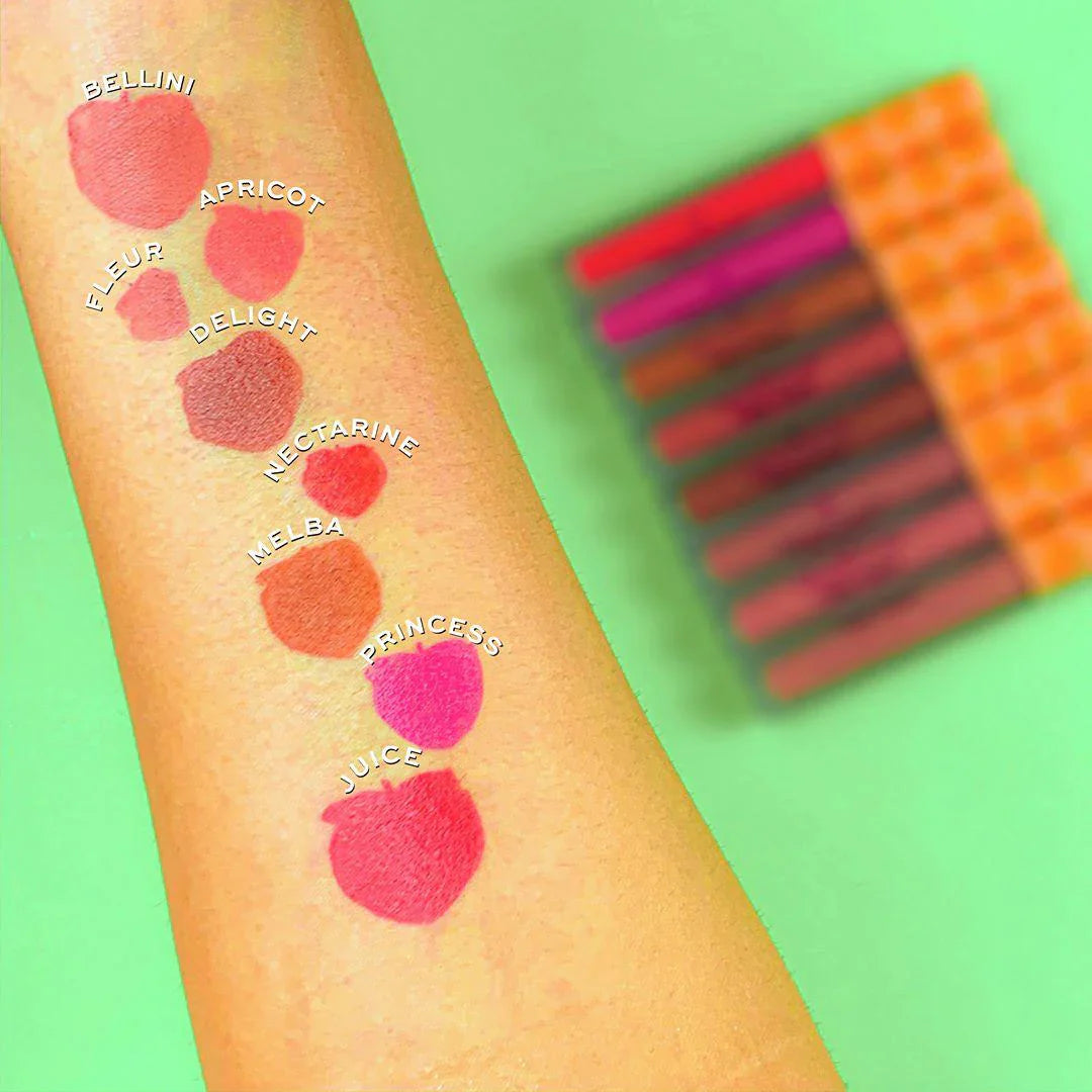 I Heart Revolution Tasty Peach Soft Peach Liquid Lipstick Melba I Heart Revolution Tasty Peach Soft Peach Liquid Lipstick Melba