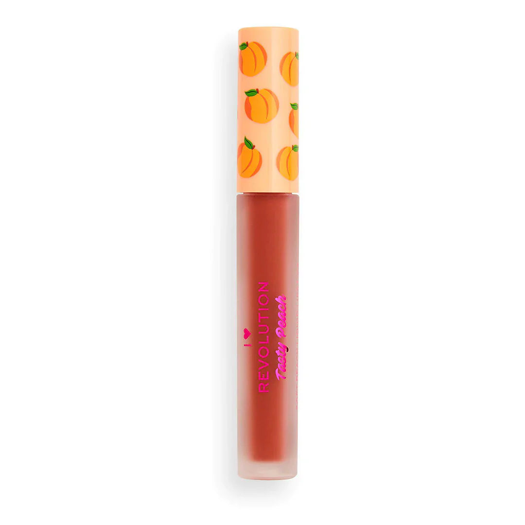 I Heart Revolution Tasty Peach Soft Peach Liquid Lipstick Melba I Heart Revolution Tasty Peach Soft Peach Liquid Lipstick Melba