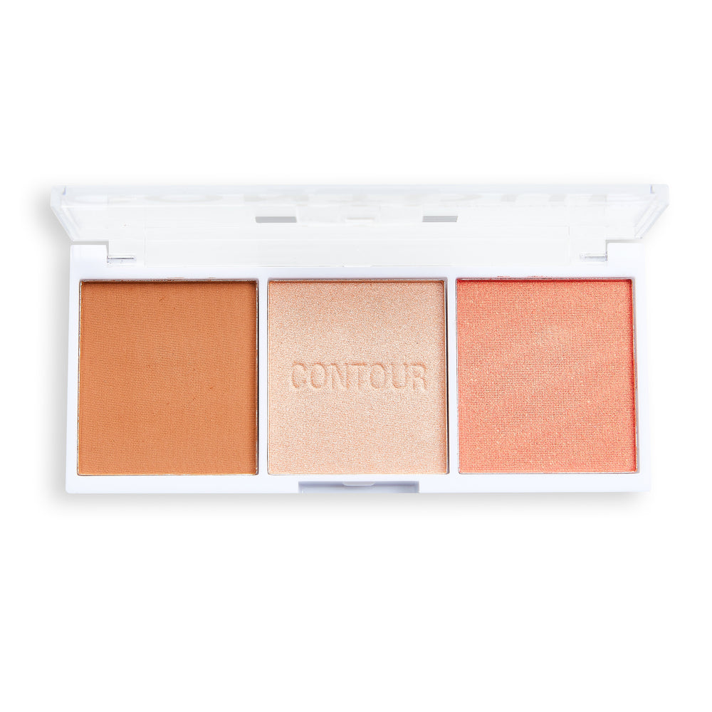 Relove By Revolution Colour Play Contour Trio Palette Sugar Relove By Revolution Colour Play Contour Trio Palette Sugar