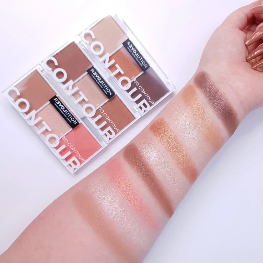 Relove By Revolution Colour Play Contour Trio Palette Baked Sugar Relove By Revolution Colour Play Contour Trio Palette Baked Sugar