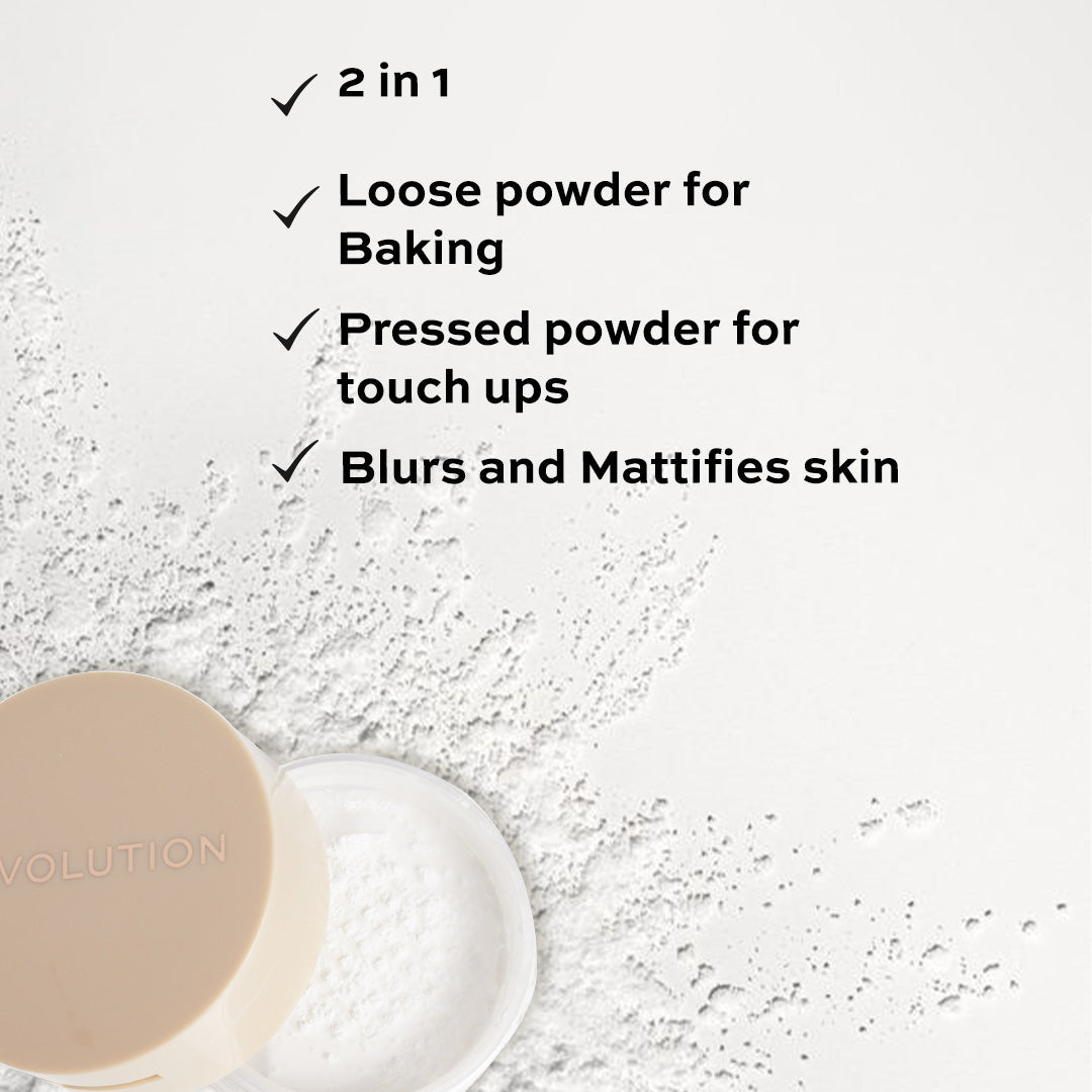 Makeup Revolution IRL Soft Focus 2 in 1 Powder Translucent Makeup Revolution IRL Soft Focus 2 in 1 Powder Translucent