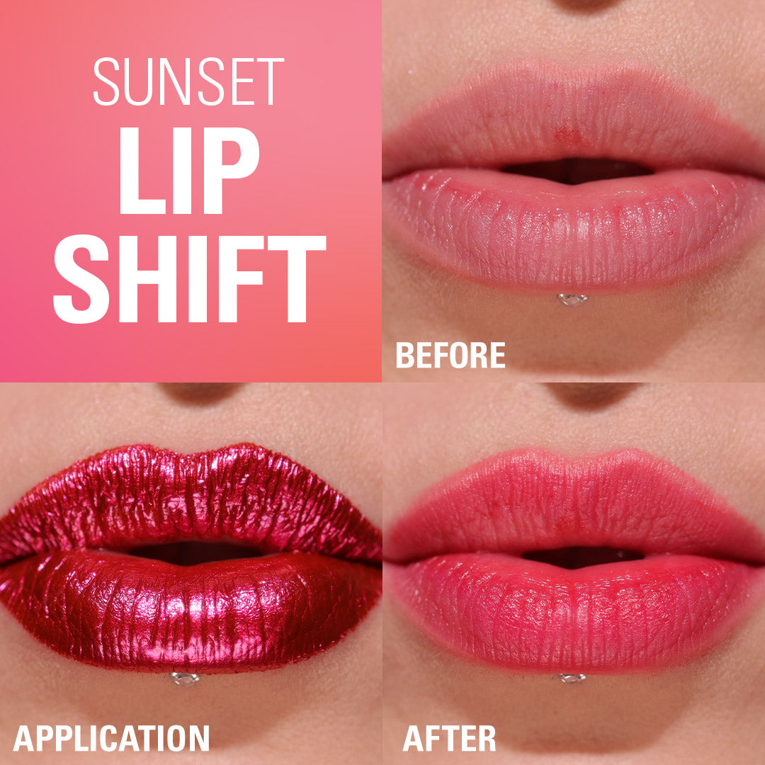 Sunset Lip Shift Peel Off Lip Stain - Flushed Pink Sunset Lip Shift Peel Off Lip Stain - Flushed Pink