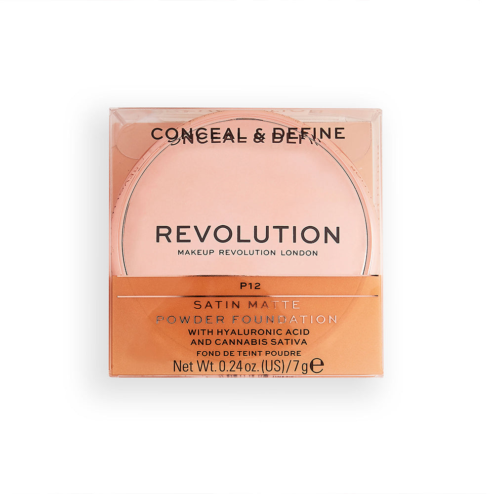 Makeup Revolution Conceal & Define Powder Foundation P12 Makeup Revolution Conceal & Define Powder Foundation P12