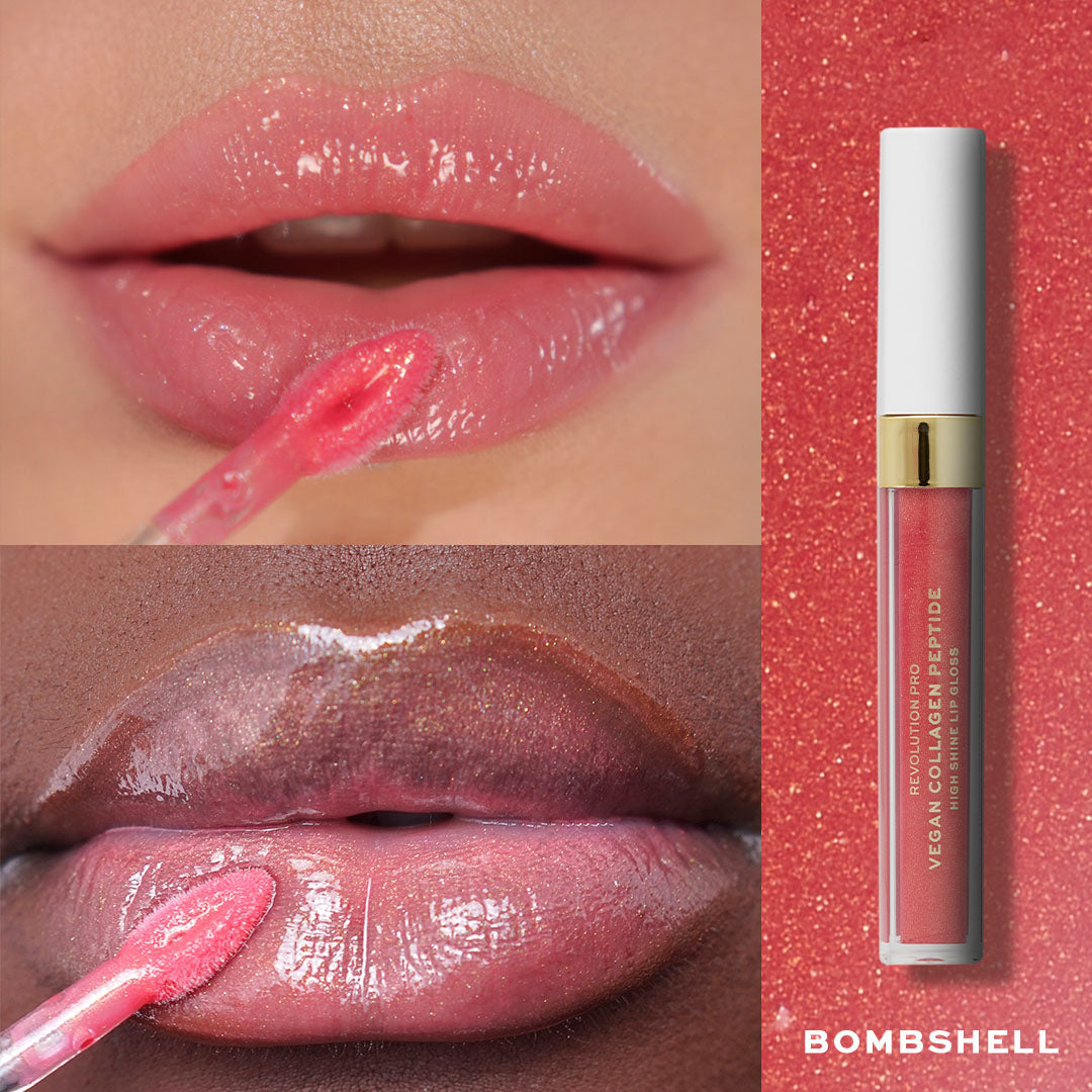 Revolution Pro Vegan Collagen Peptide High Shine Lip Gloss Revolution Pro Vegan Collagen Peptide High Shine Lip Gloss
