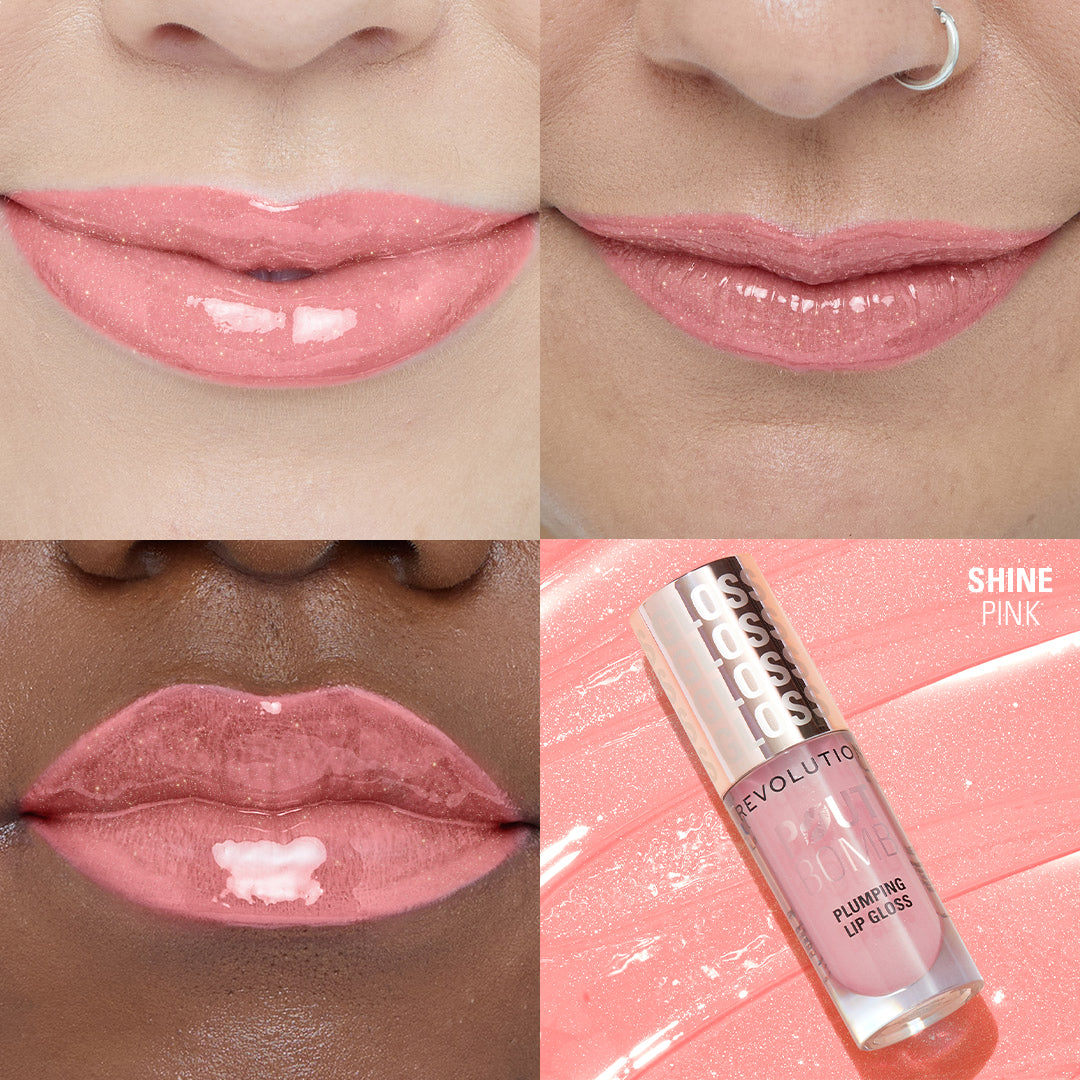 Makeup Revolution Pout Bomb Shimmer Gloss Makeup Revolution Pout Bomb Shimmer Gloss