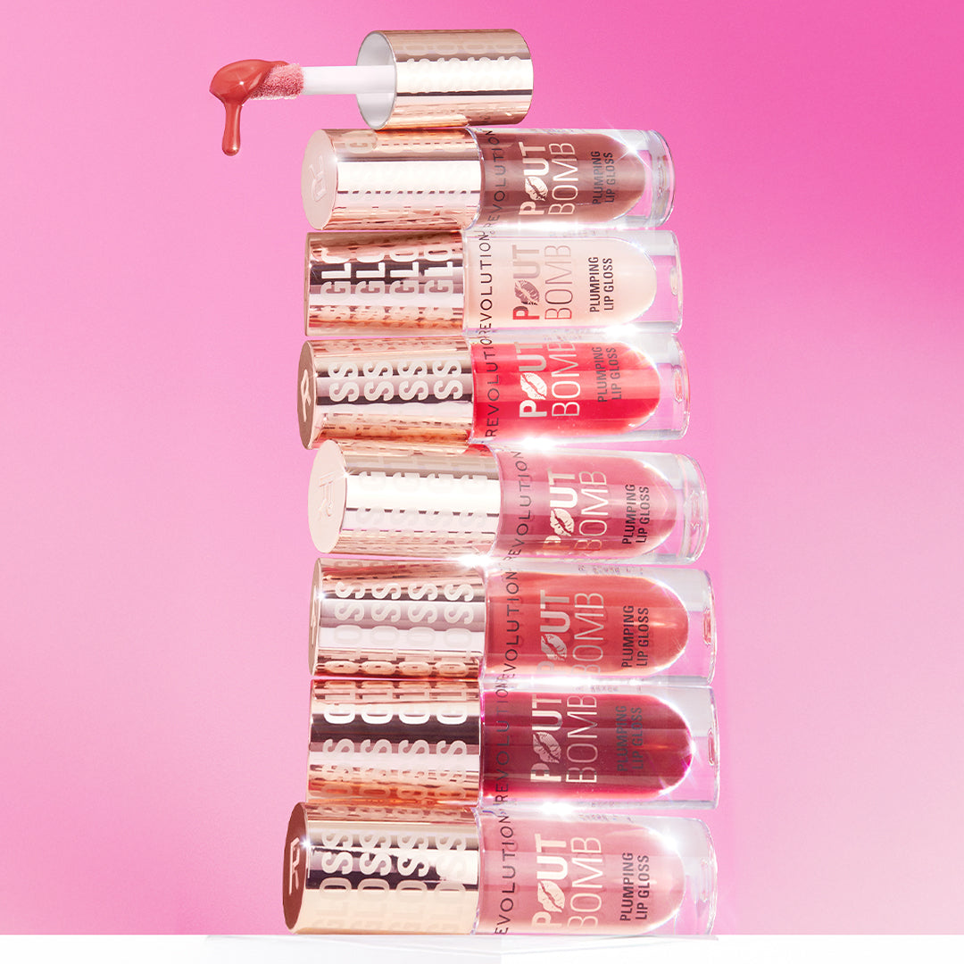 Makeup Revolution Pout Bomb Shimmer Gloss Makeup Revolution Pout Bomb Shimmer Gloss