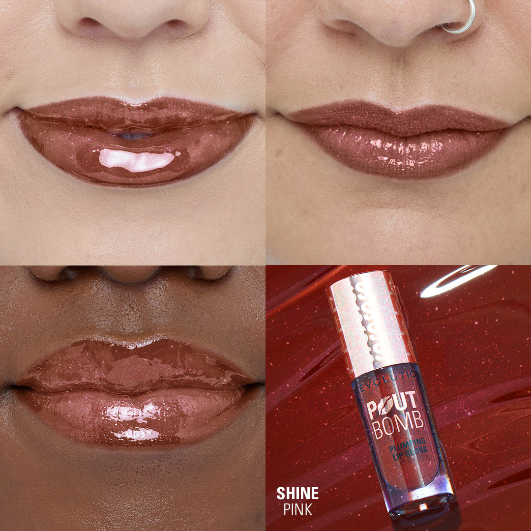 Makeup Revolution Pout Bomb Shimmer Gloss Makeup Revolution Pout Bomb Shimmer Gloss