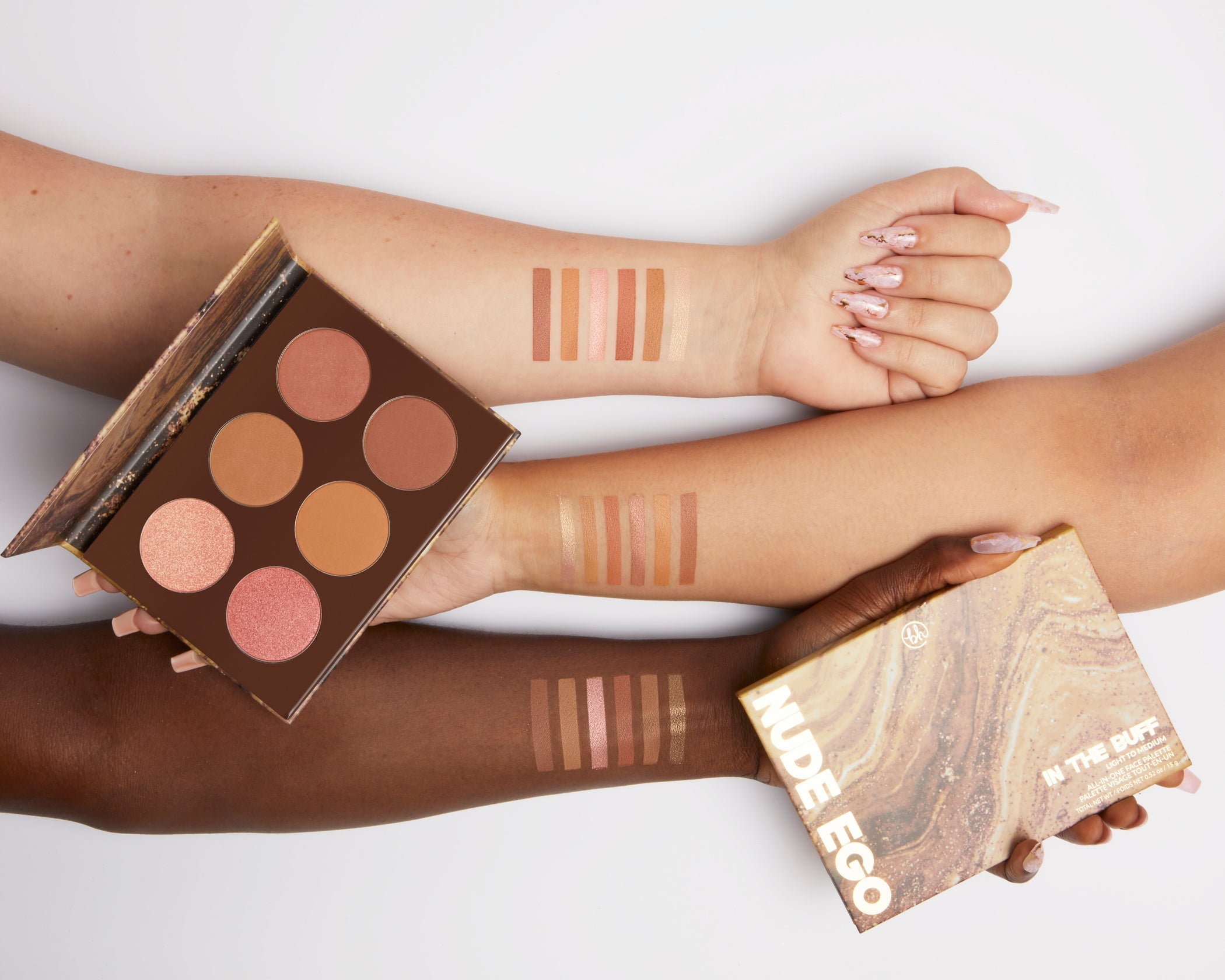 BH In The Buff Allinone Face Palette Light/Medium BH In The Buff Allinone Face Palette Light/Medium