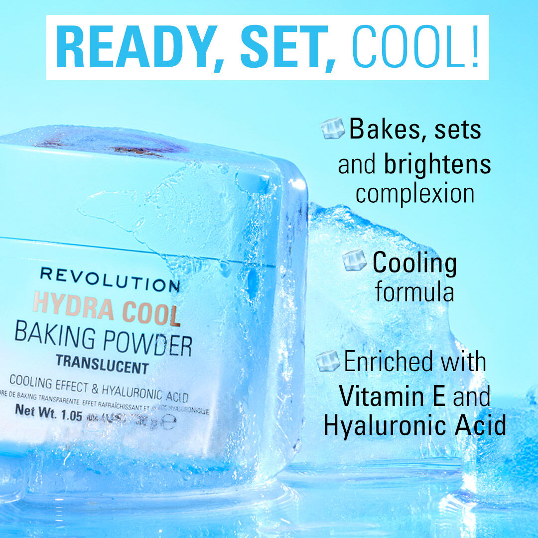 Revolution Hydra Cool Cooling Loose Baking Powder - Translucent