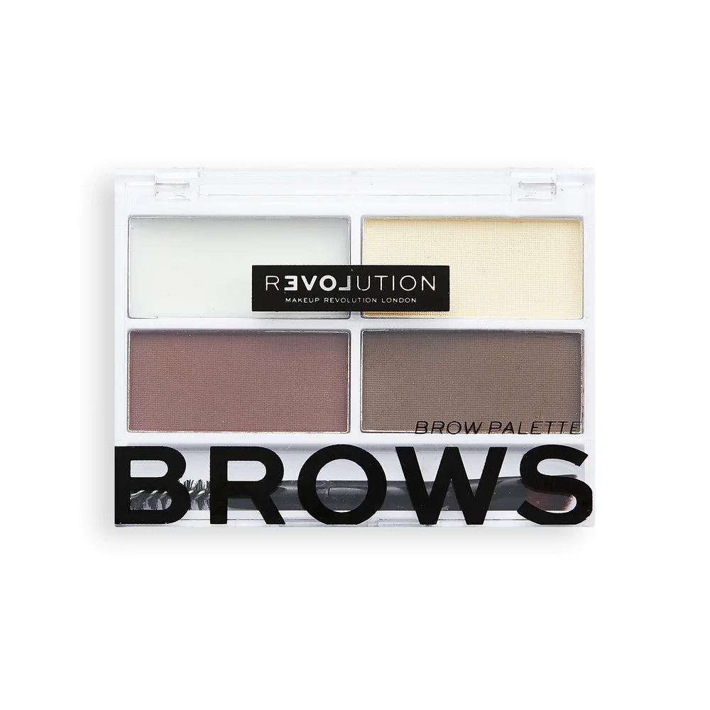 Relove By Revolution Colour Cult Brow Palette Dark