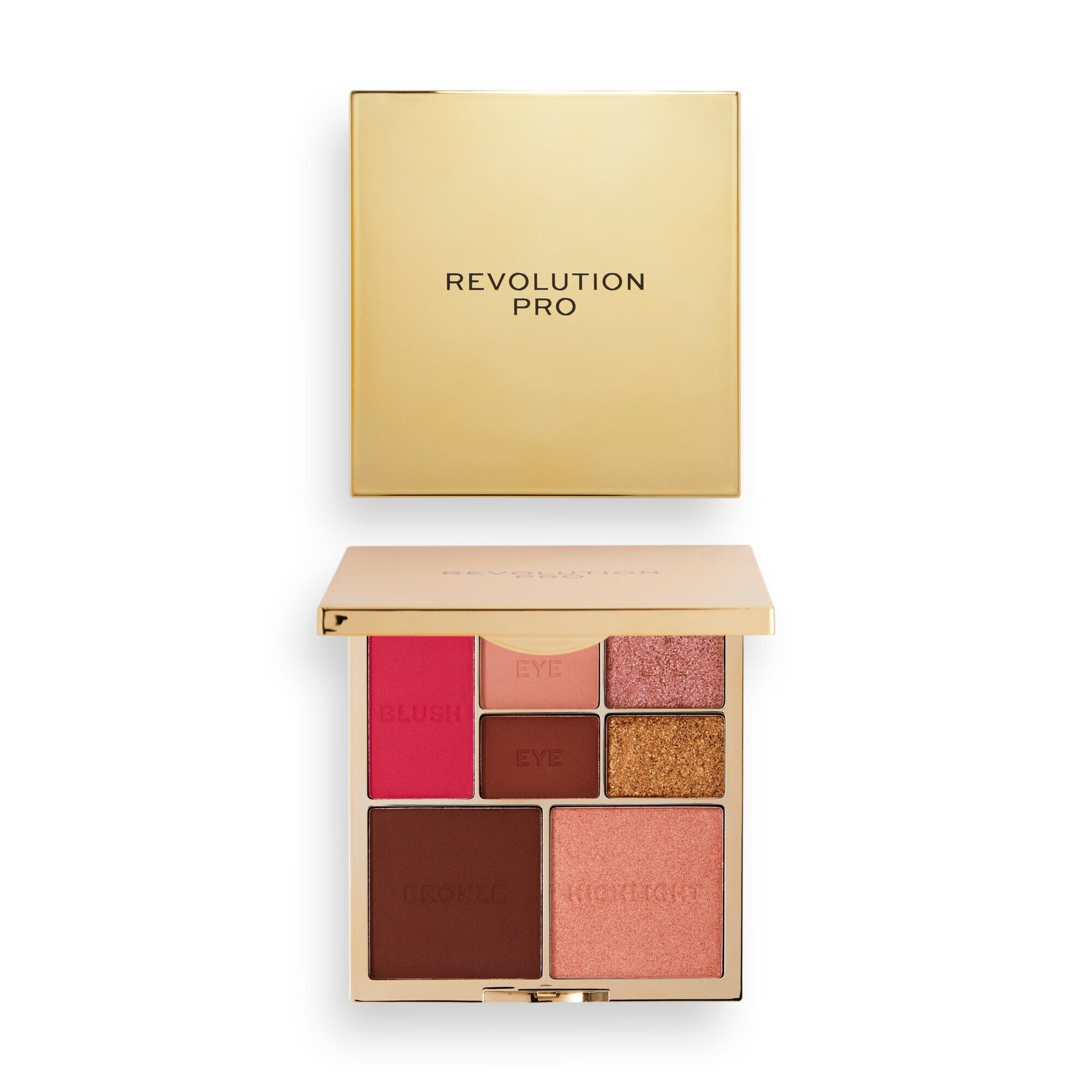 Revolution Pro True Love Eye & Cheek Palette Medium-Deep