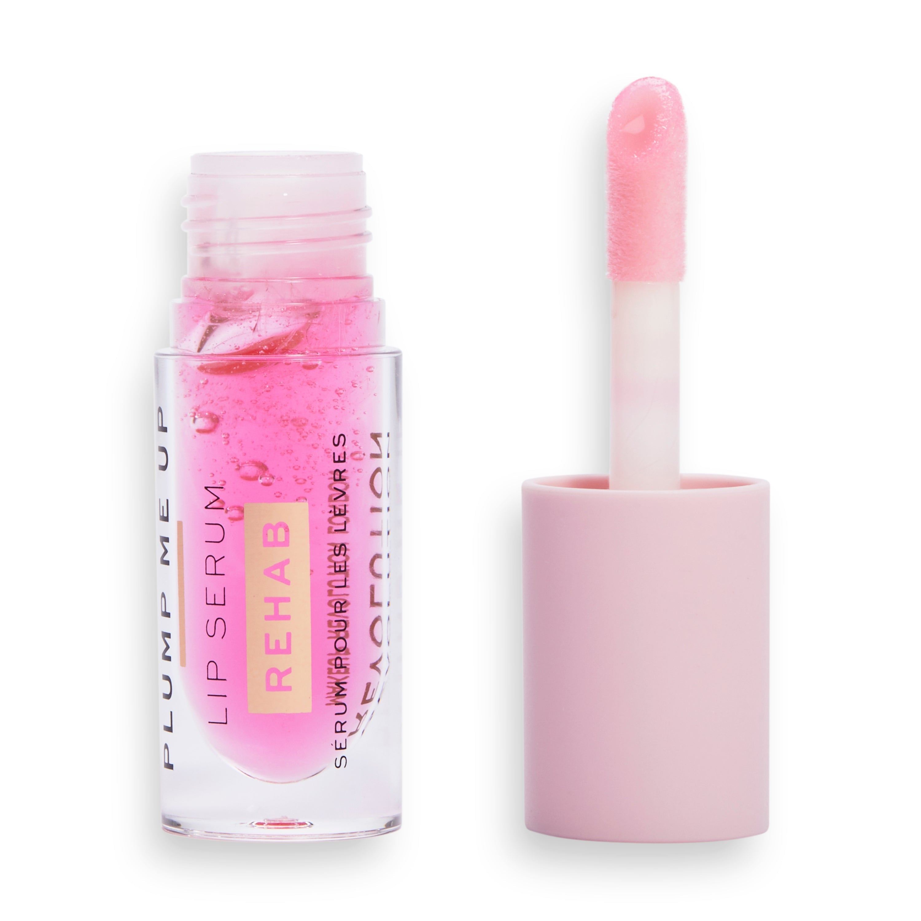 Makeup Revolution Rehab Plump Me Up Lip Serum Pink Glaze