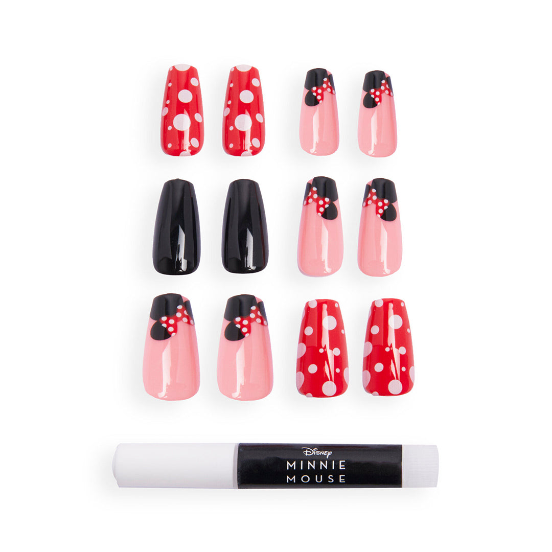 Disneys Minnie Mouse and Makeup Revolution Always In Style False Nails